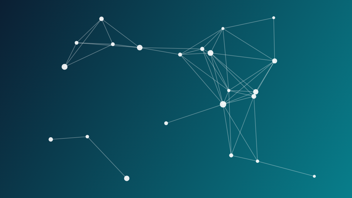 Synthetic TEST image: abstract connected nodes